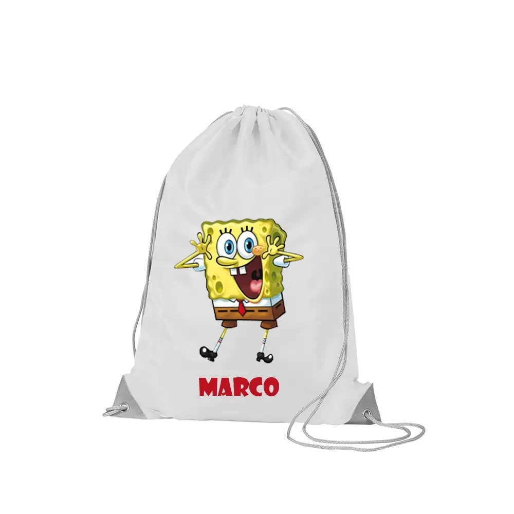 Sacca Zaino in nylon Spongebob - 5 pz