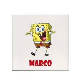 Mattonella magnete Spongebob Personalizzabile 10 pz