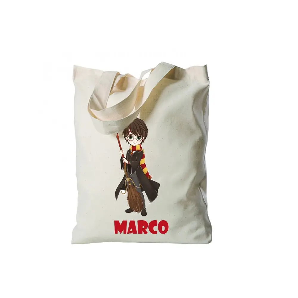 Borsa Shopper Harry Potter in Tessuto Personalizzabile 2 pz