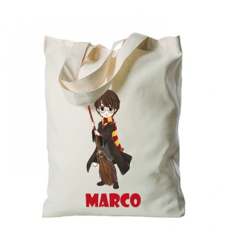 Borsa Shopper Harry Potter in Tessuto Personalizzabile 2 pz