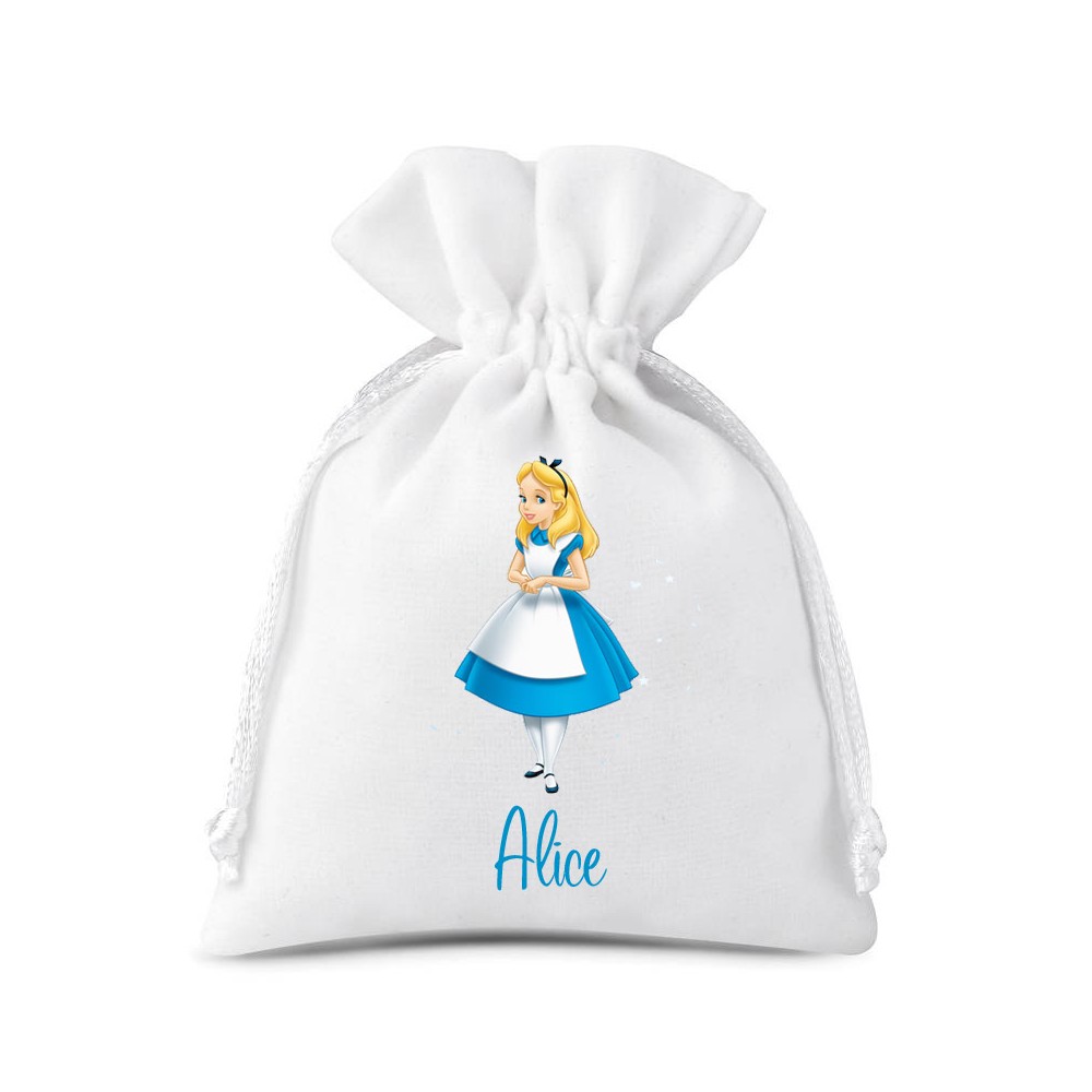 30 Sacchetti Alice nel paese delle Meraviglie personalizzabili