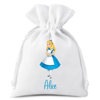 30 Sacchetti Alice nel paese delle Meraviglie personalizzabili