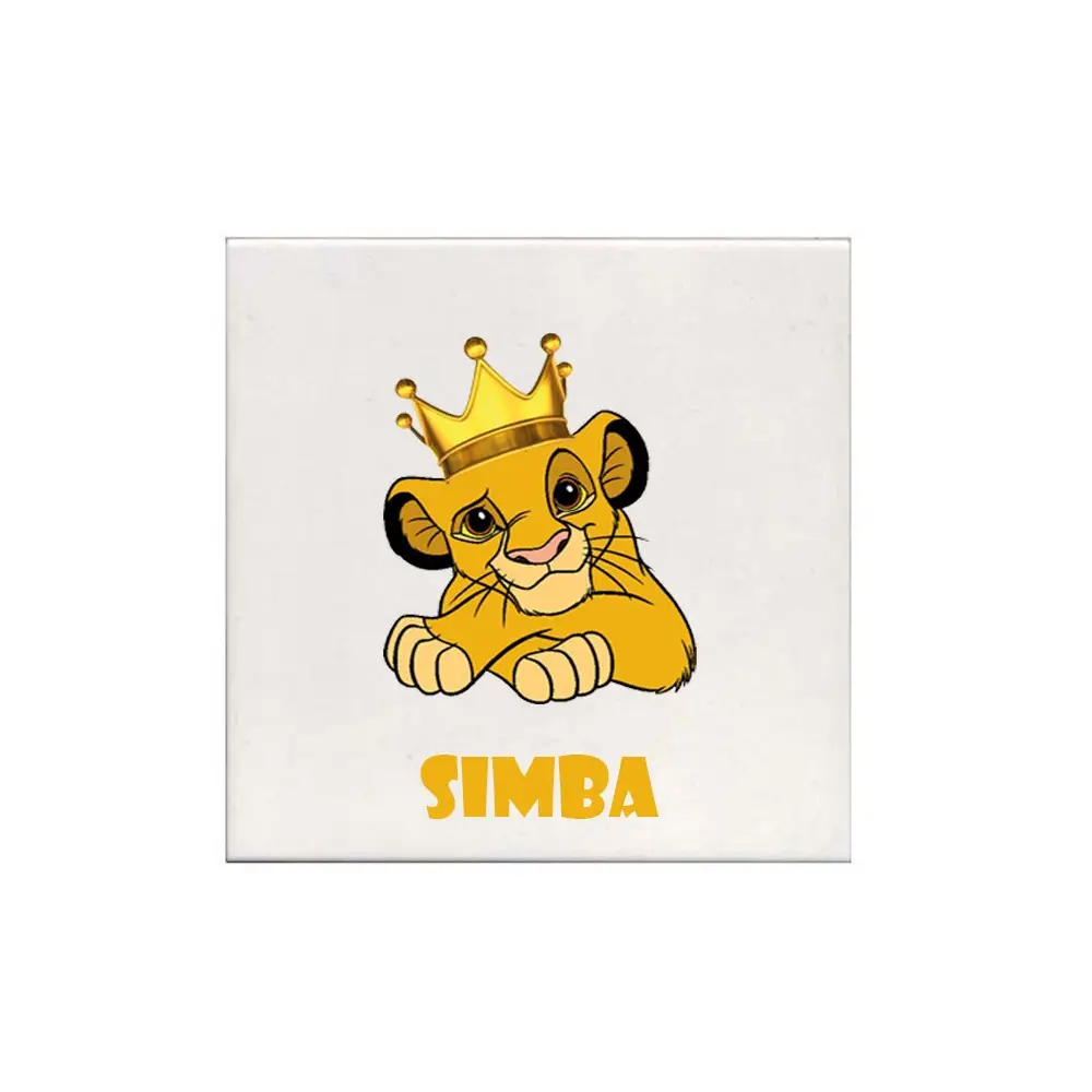 Mattonella magnete Simba re Leone Personalizzabile 10 pz