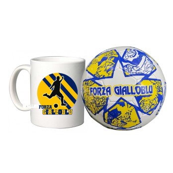 Pallone Parma Forza Gialloblu n.5 + tazza