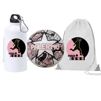 Pallone Palermo Forza Rosanero n.5 + borraccia e sacca