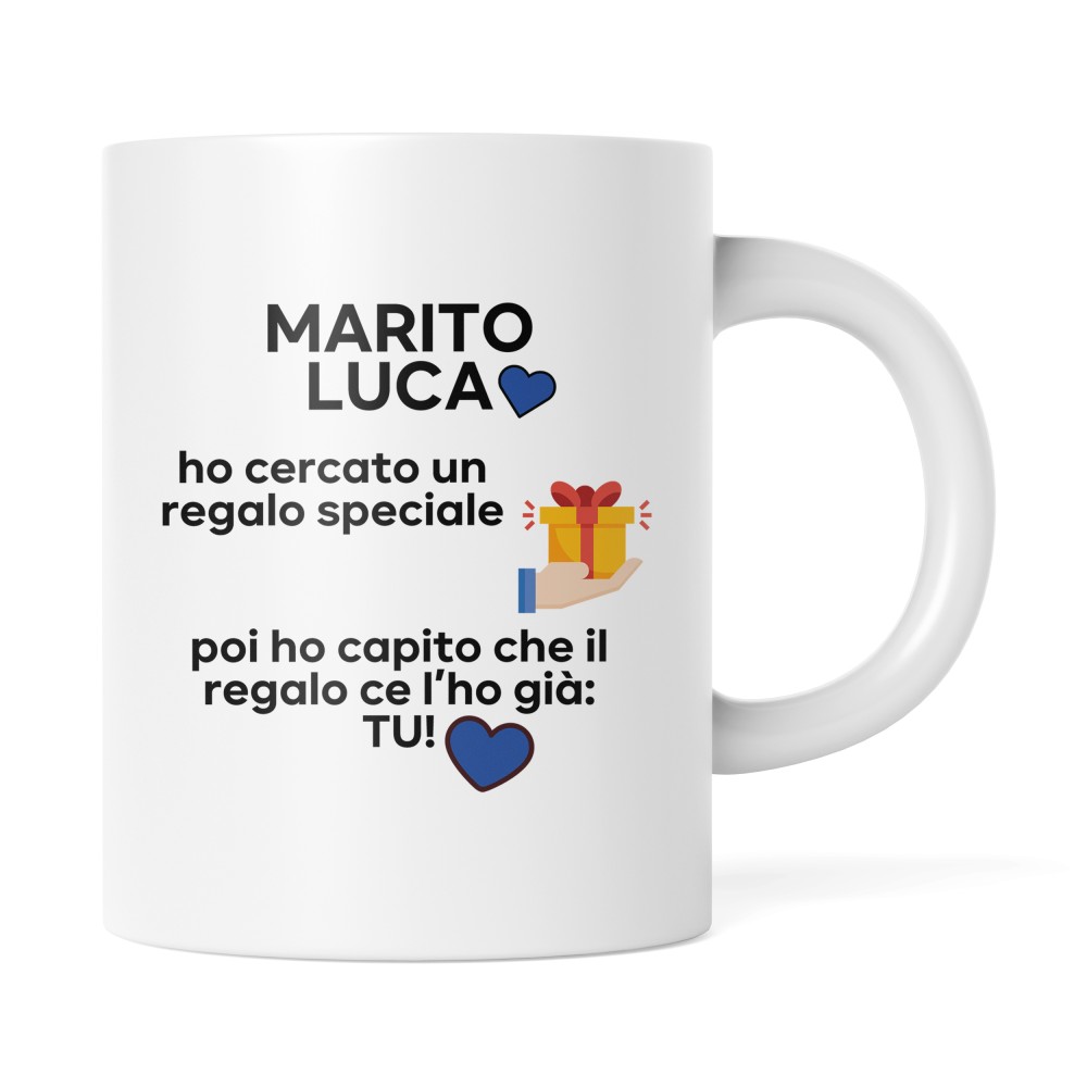 Tazza regalo famiglia "Il regalo sei tu" personalizzabile - 1 pz