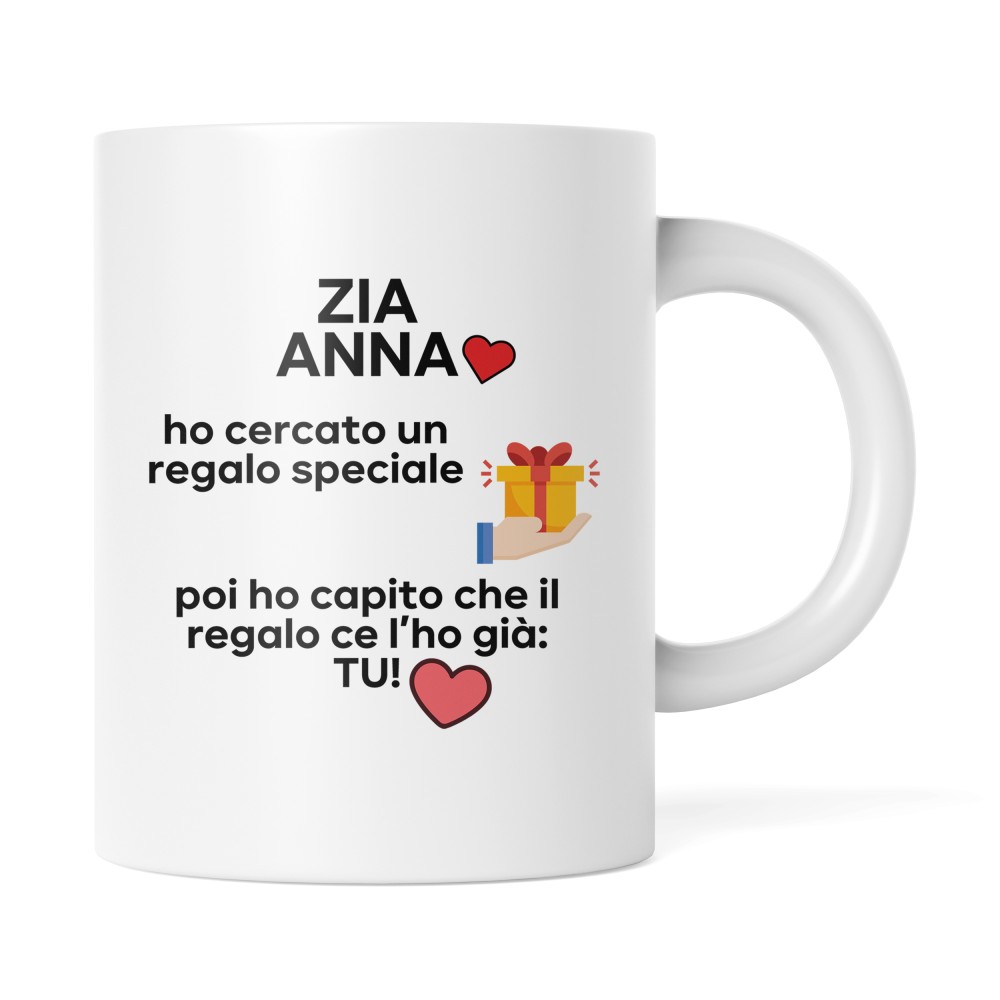Tazza regalo famiglia "Il regalo sei tu" personalizzabile - 1 pz
