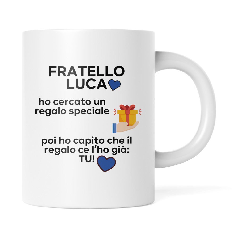 Tazza regalo famiglia "Il regalo sei tu" personalizzabile - 1 pz