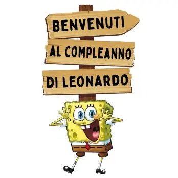 Sagoma in Polistirolo Spongebob - 60 cm