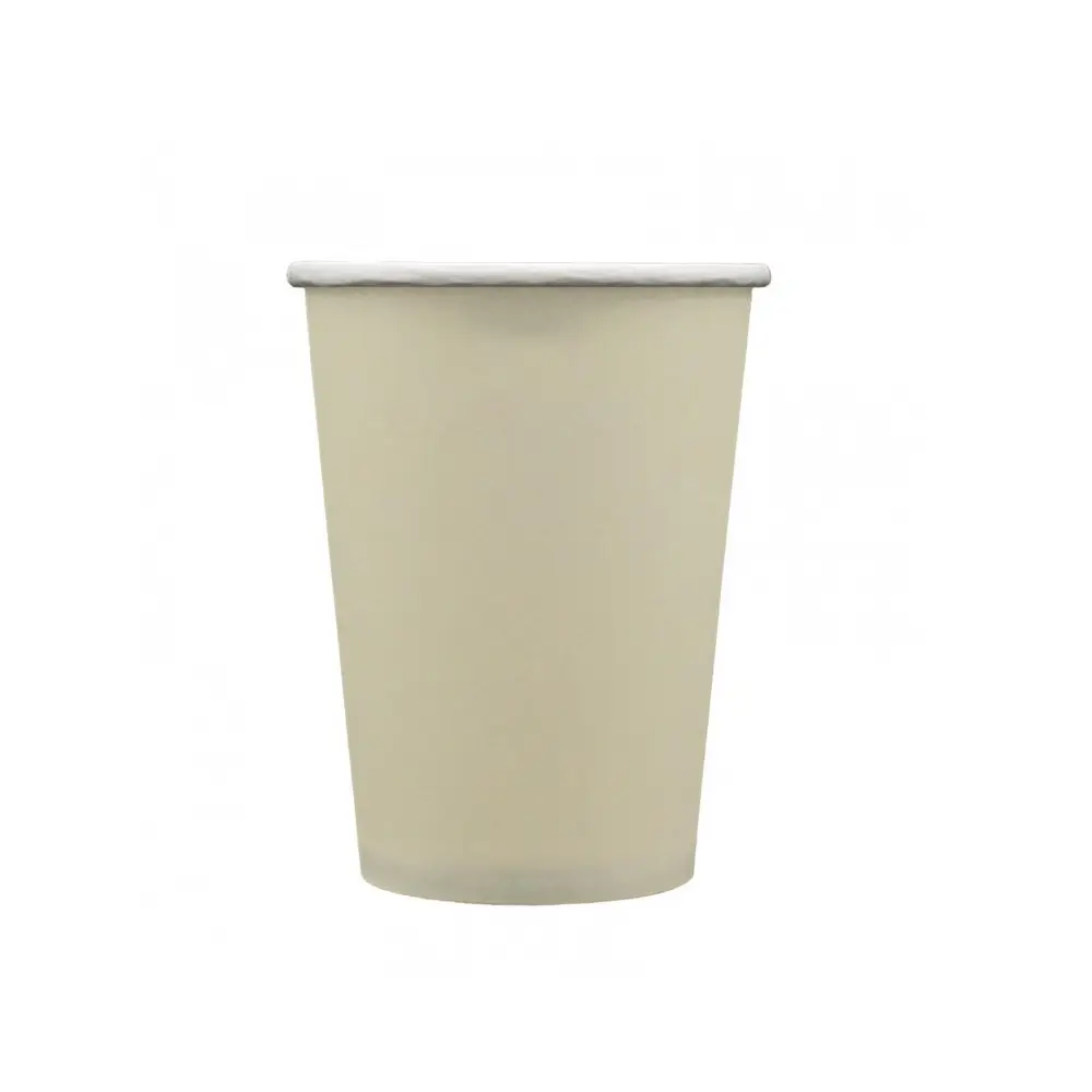 Bicchiere in carta tortora 250cc 15 pz 32902