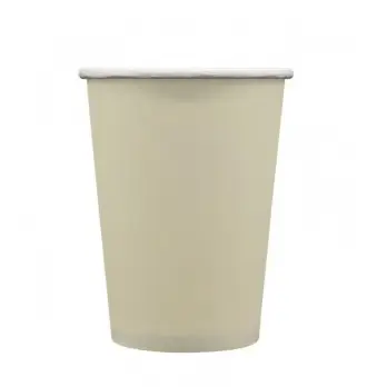 Bicchiere in carta tortora 250cc 15 pz 32902