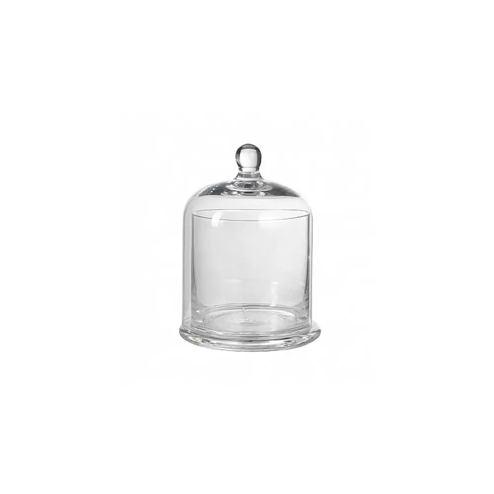Cilindro in vetro con campana dia 10 cm  H 15 cm T02/15