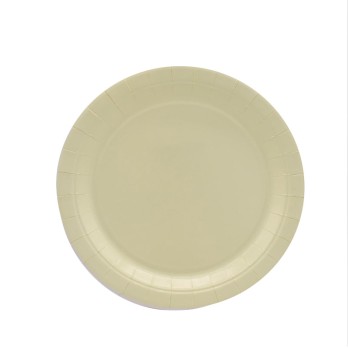 Piatto in carta 18 cm dessert avorio 15 pz 31401