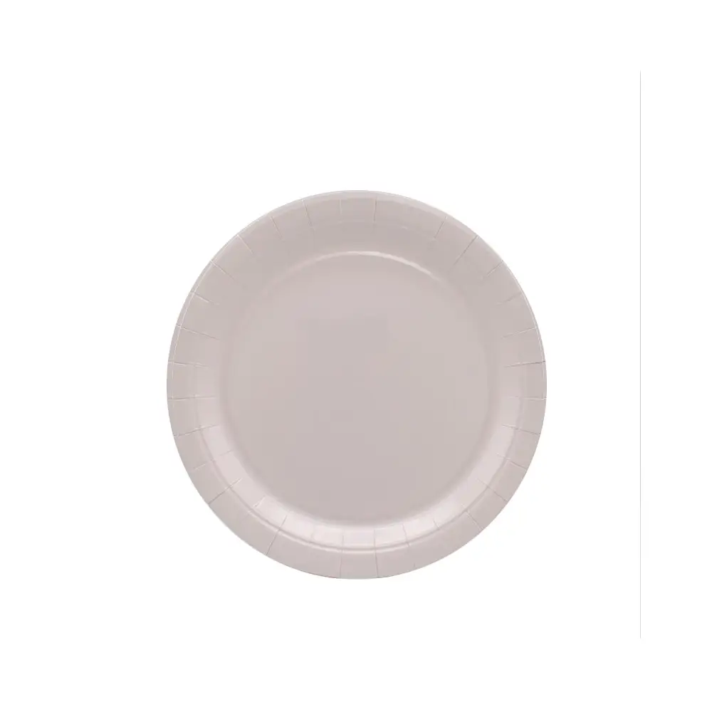 Piatto in carta 24 cm rosa cipria 15 pz 31300