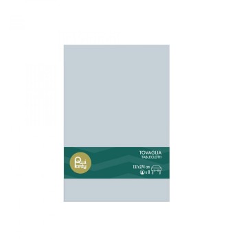 Tovaglia in plastica 137 x 274 cm celeste fumo 34103