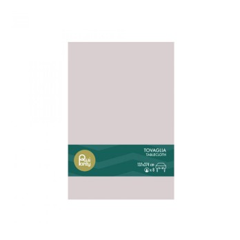 Tovaglia in plastica 137 x 274 cm rosa cipria 31303
