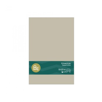 Tovaglia in plastica 137 x 274 cm tortora 32903