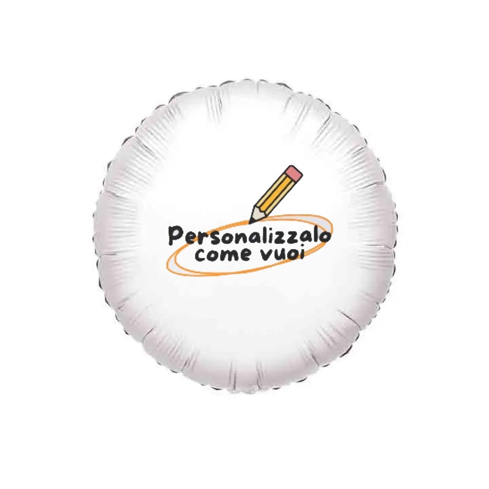 Palloncino foil stampa personalizzabile