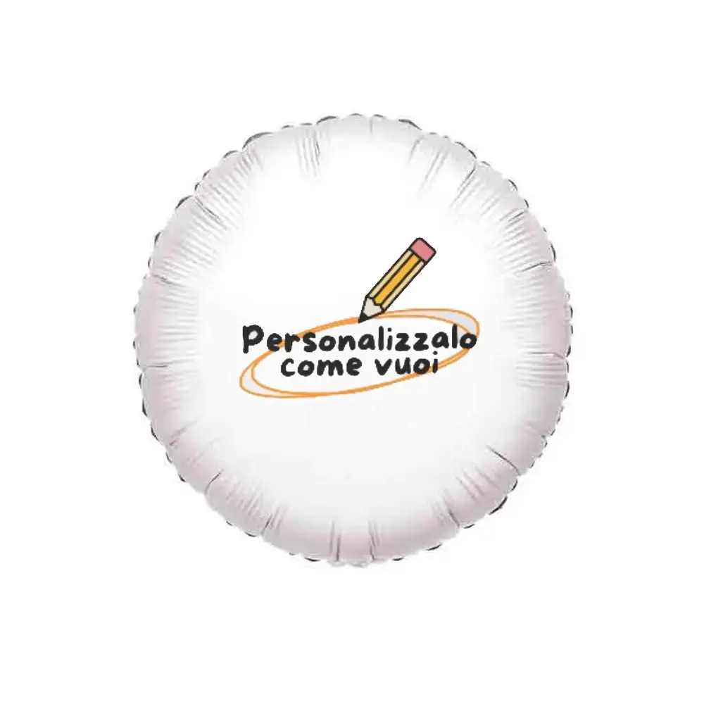 Palloncino foil stampa personalizzabile