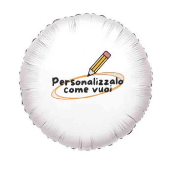 Palloncino foil stampa personalizzabile