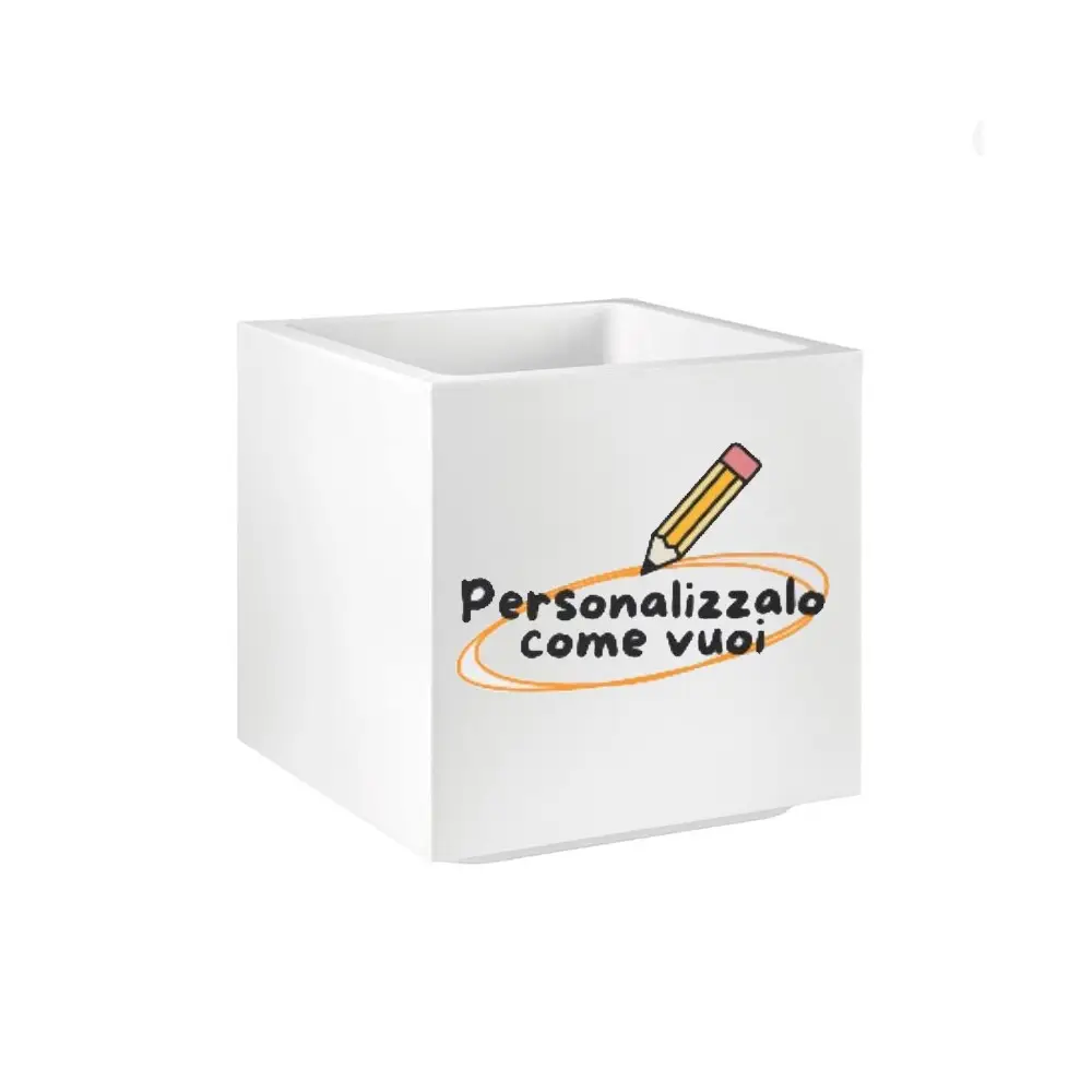 6 Vasetti  cubo personalizzabile