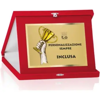 Targa Regalo 26 x 21 cm Personalizzata per premiazione o riconoscimento