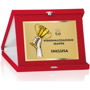 Targa Regalo 21 x 17 cm Personalizzata per premiazione o riconoscimento