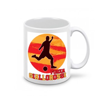 Pallone Roma Forza Giallorossi n.5 e tazza personalizzbile
