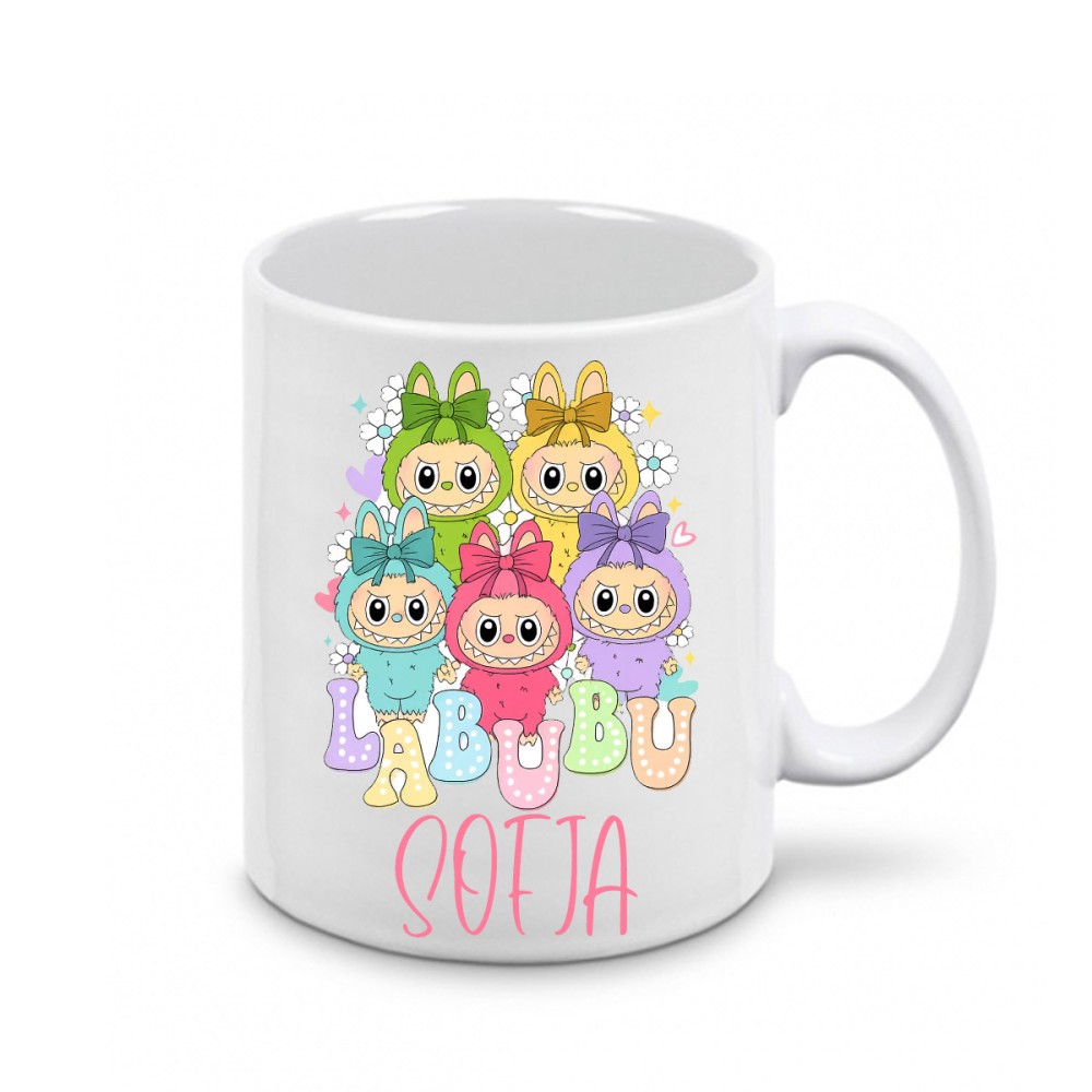 Tazza Labubu personalizzabile