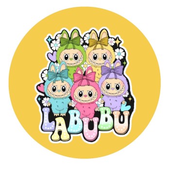 Cialda Labubu tonda personalizzabile