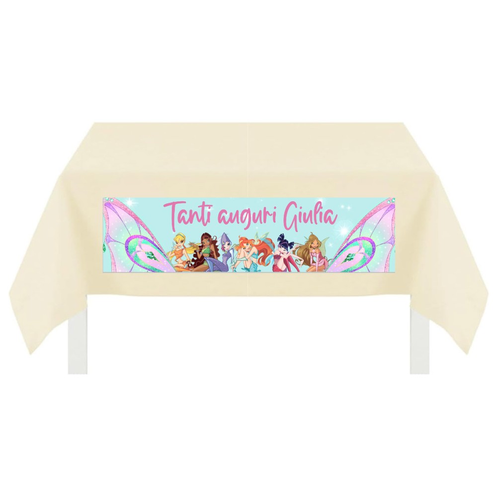 Tovaglia TNT con stampa personalizzabile Winx