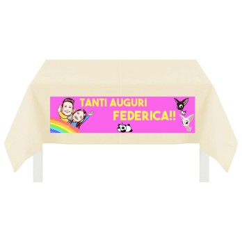 Tovaglia TNT con stampa personalizzabile Me contro te