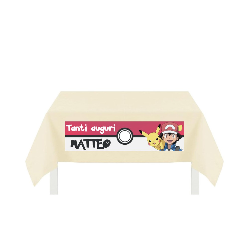 Tovaglia TNT con stampa personalizzabile Pokemon
