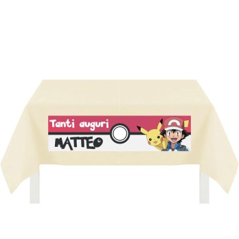 Tovaglia TNT con stampa personalizzabile Pokemon