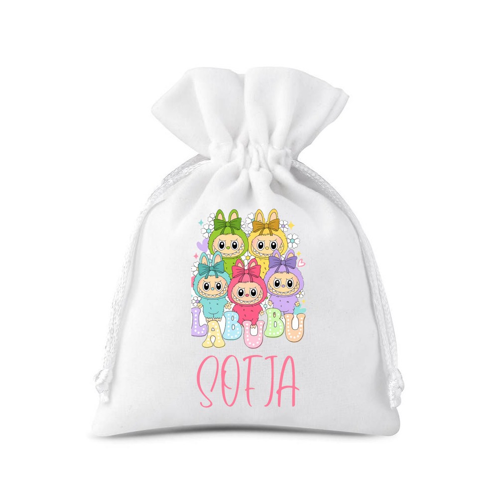 10 Sacchetti Labubu personalizzabili