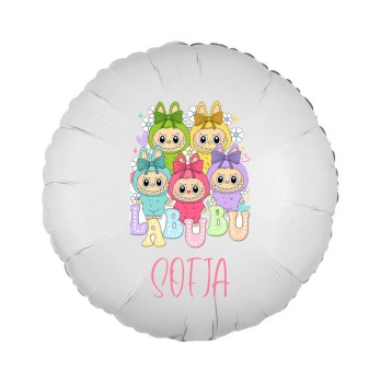 Palloncino foil personalizzabile Labubu