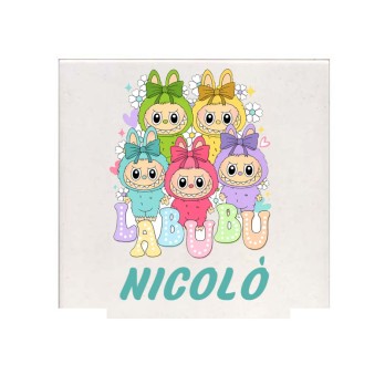 Mattonella magnete Labubu Personalizzabile 10 pz