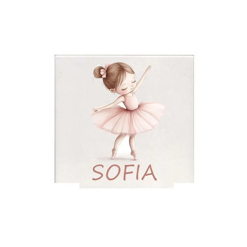 Mattonella magnete Ballerina Personalizzabile 10 pz
