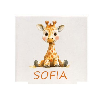 Mattonella magnete Giraffa Personalizzabile 10 pz