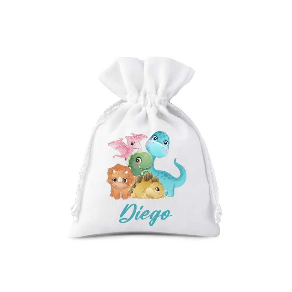 30 Sacchetti Baby dino Dinosauri personalizzabili
