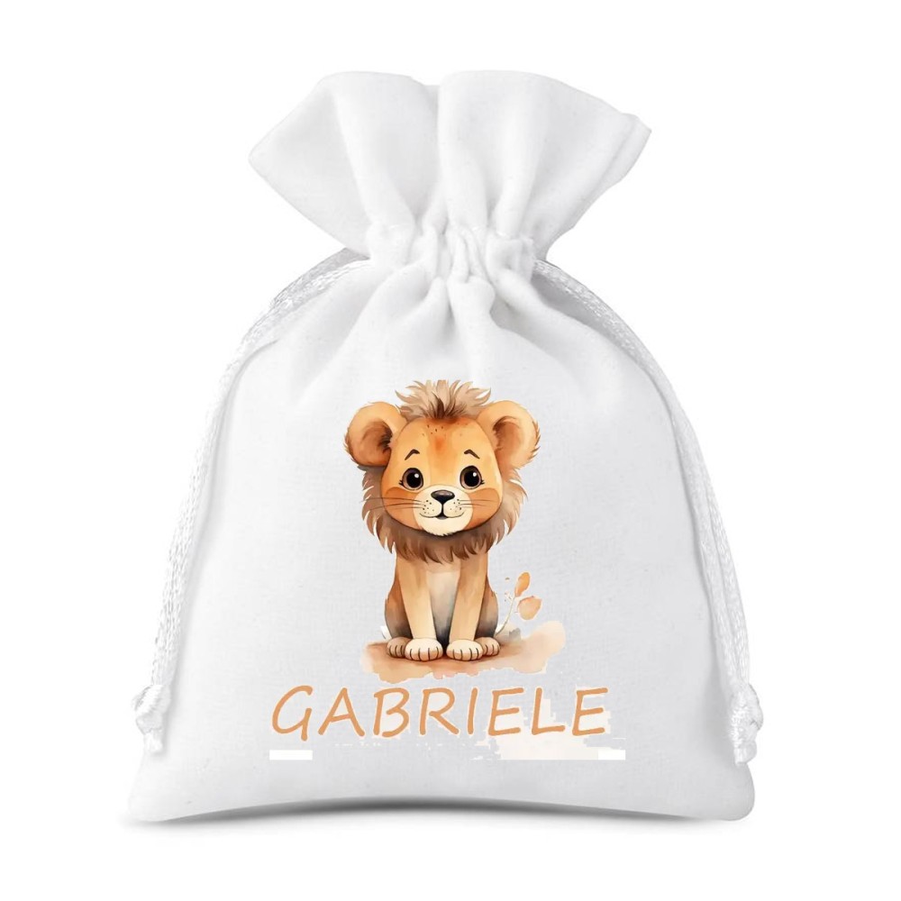 30 Sacchetti Leone personalizzabili