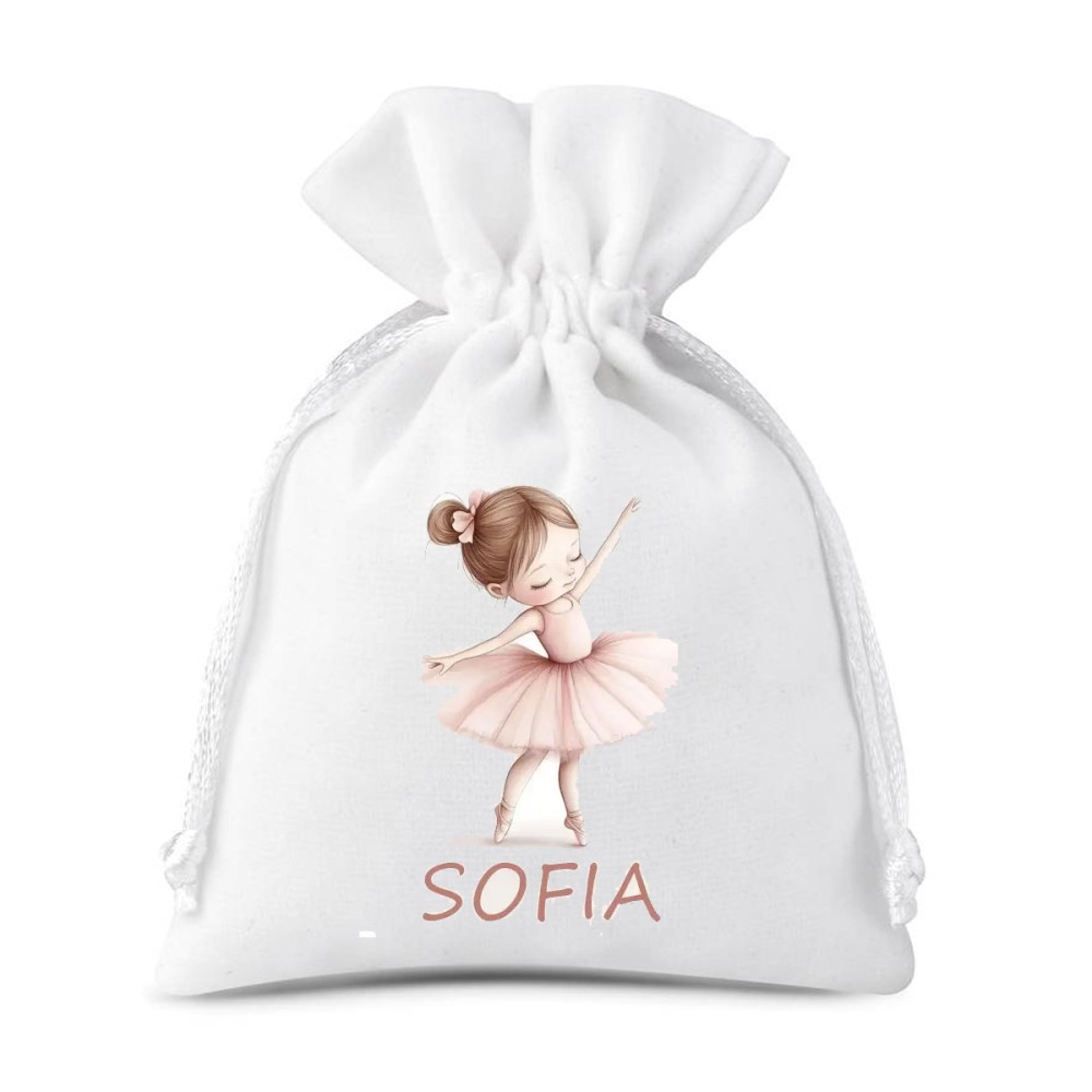 30 Sacchetti Ballerina personalizzabili