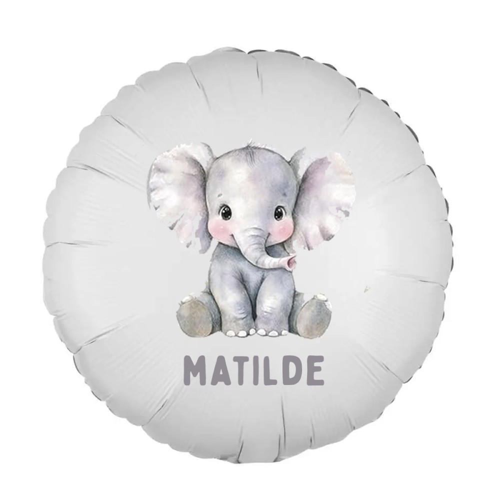 Palloncino foil personalizzabile Elefante