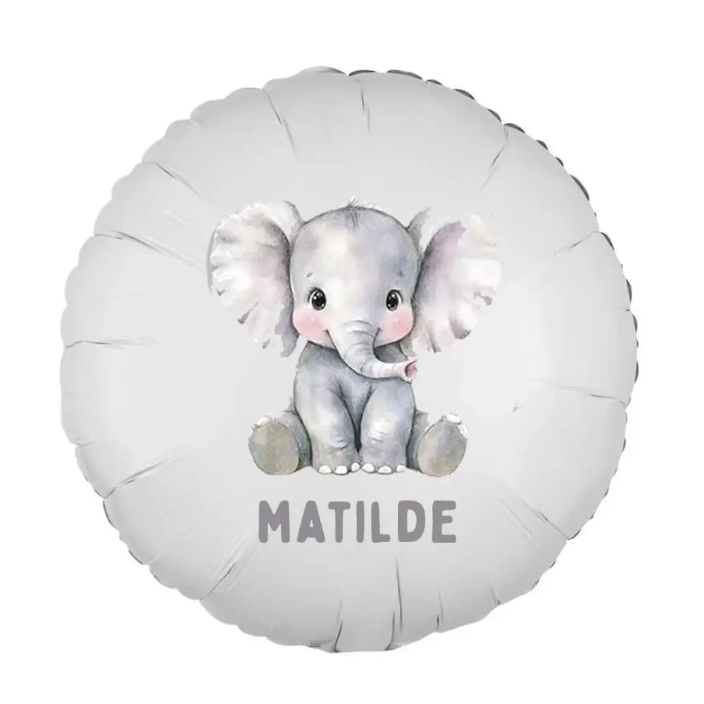 Palloncino foil personalizzabile Elefante