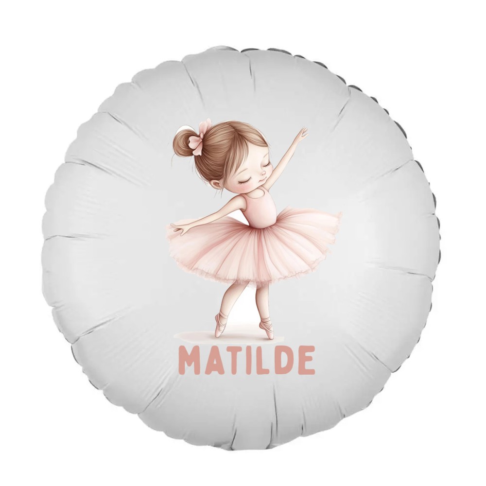 Palloncino foil personalizzabile Ballerina