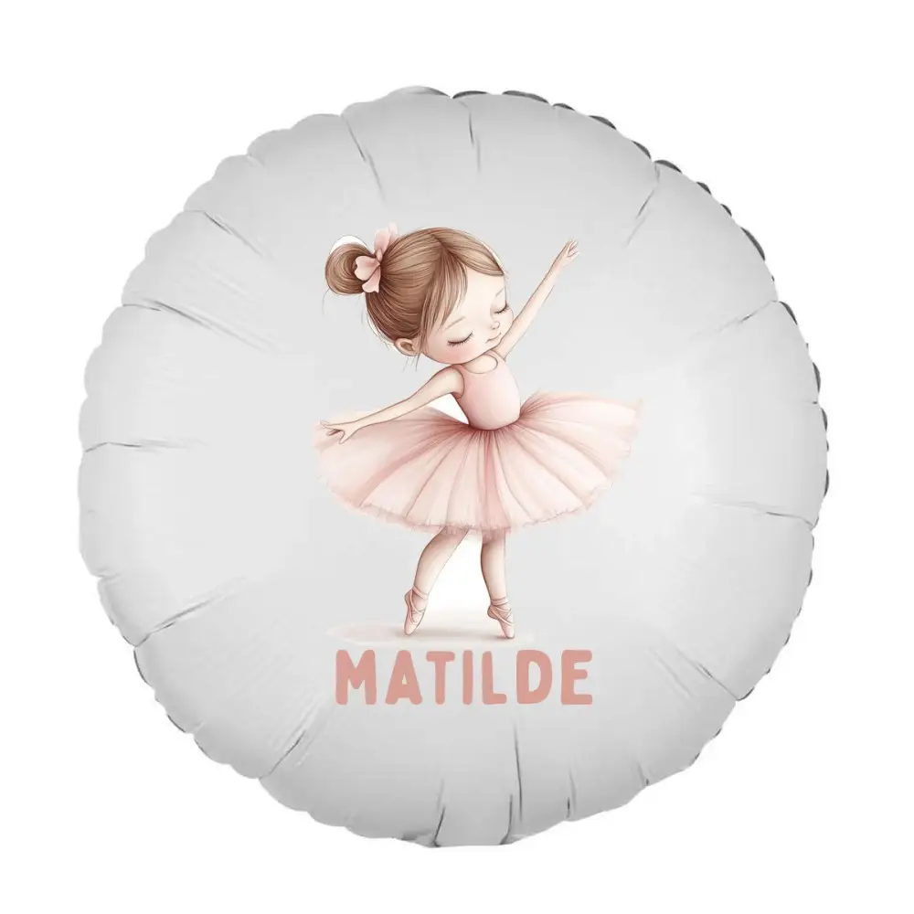 Palloncino foil personalizzabile Ballerina