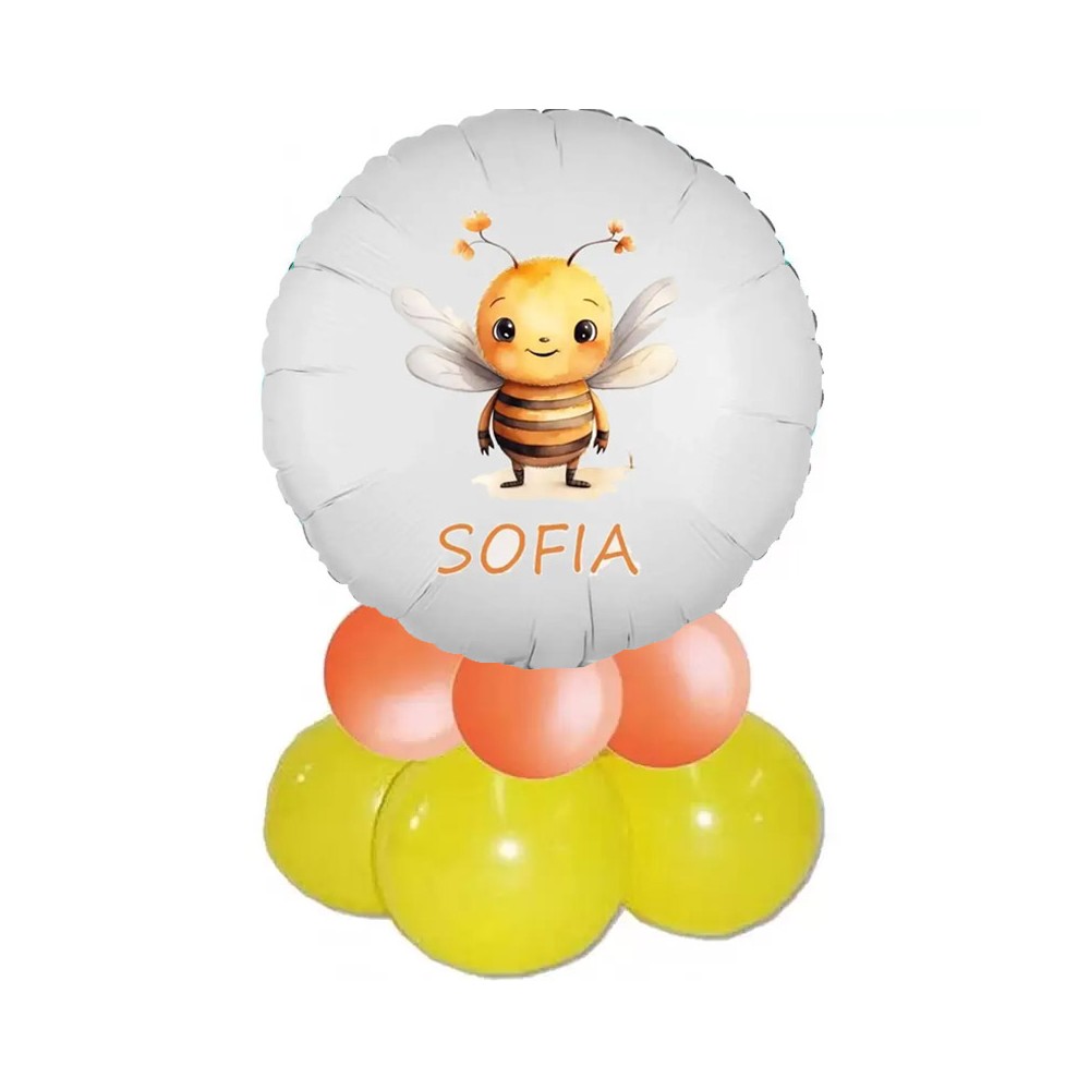 Centrotavola fai da te Ape con foil personalizzato