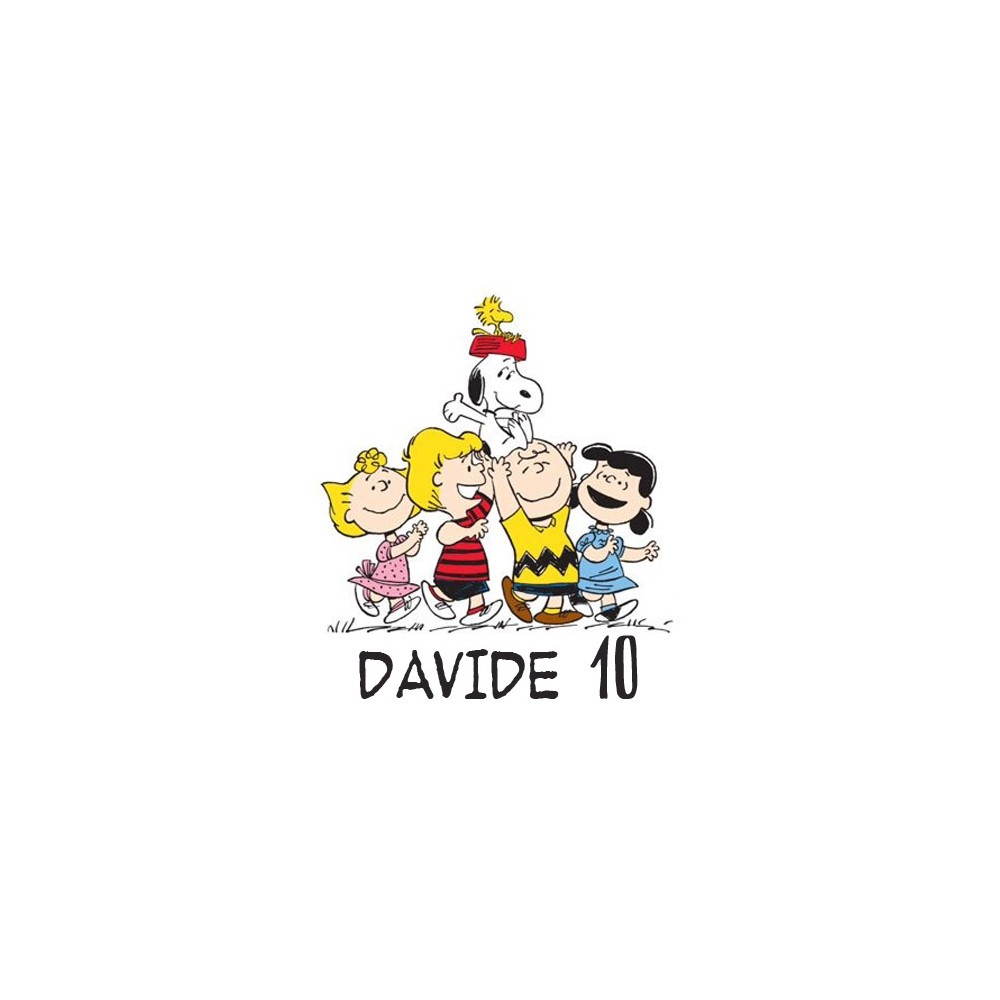 48 Adesivi Peanuts Snoopy personaIizzabili