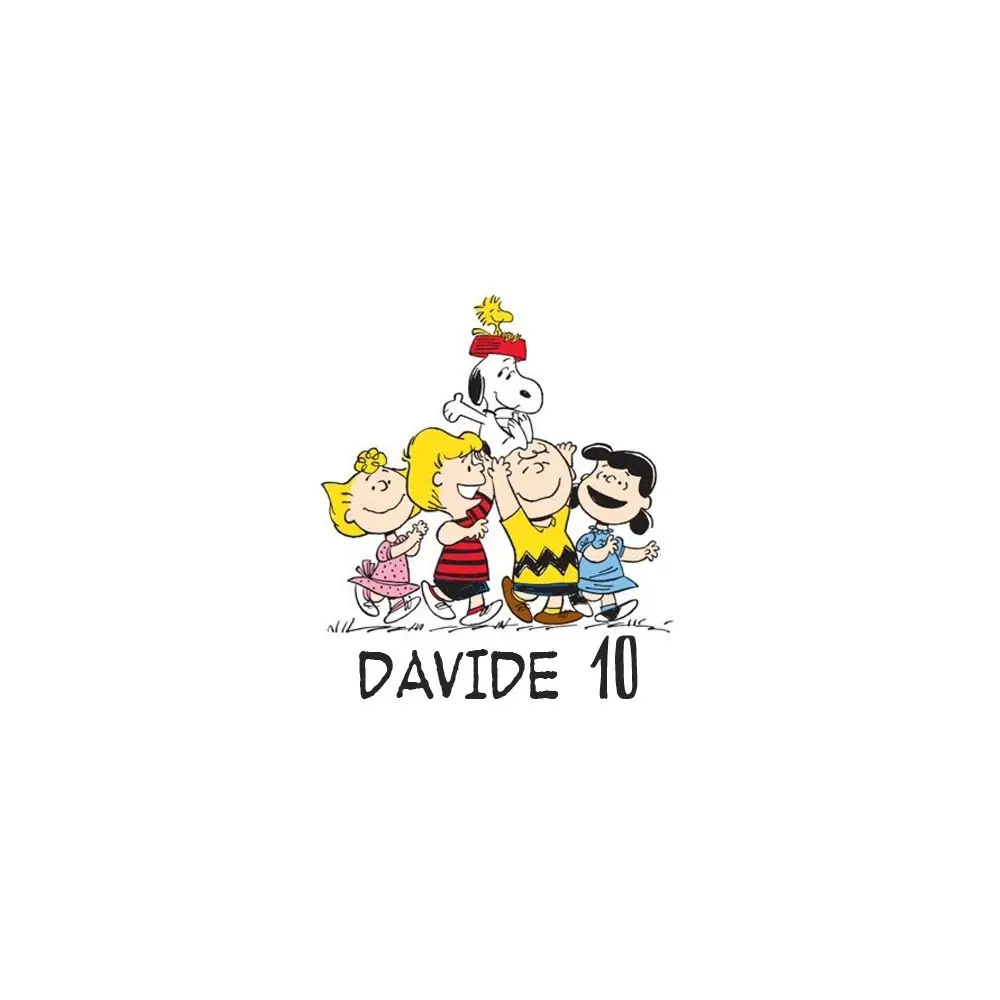 48 Adesivi Peanuts Snoopy personaIizzabili