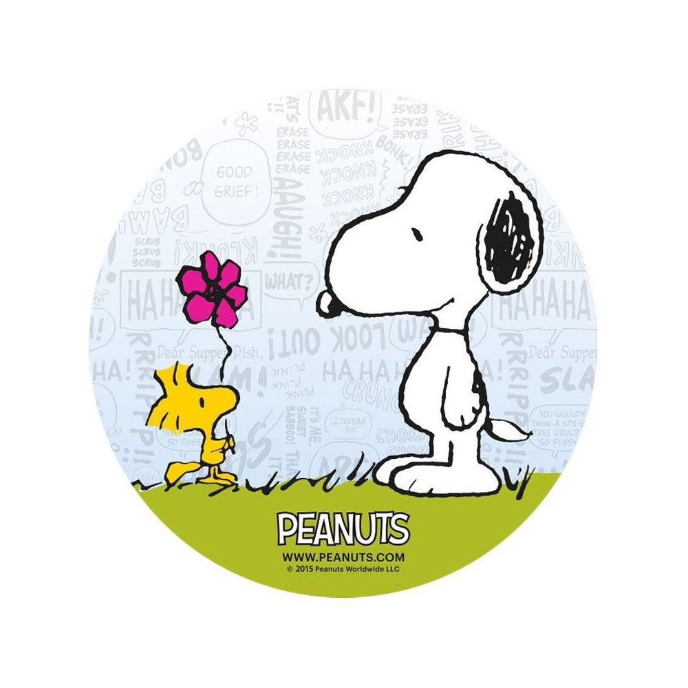 Cialda Peanuts Snoopy tonda personalizzabile